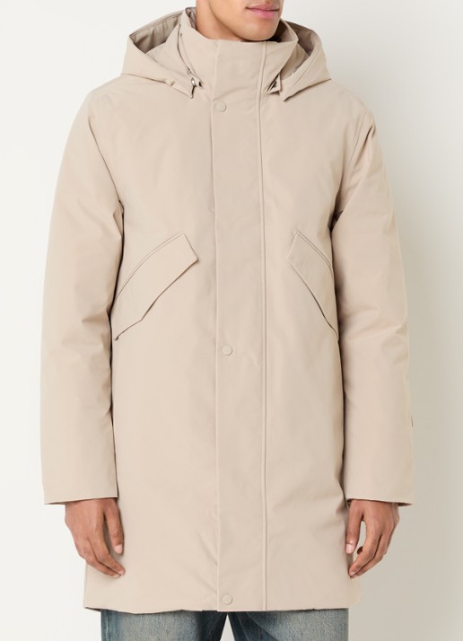 Elvine Janne gewatteerde parka met klepzakken