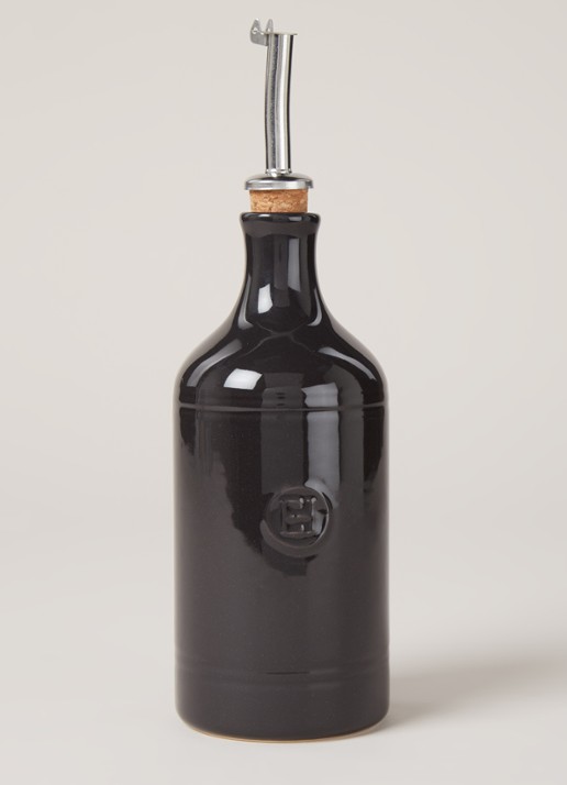 Emile Henry Oliefles 45 cl - voorkant 3 zwart