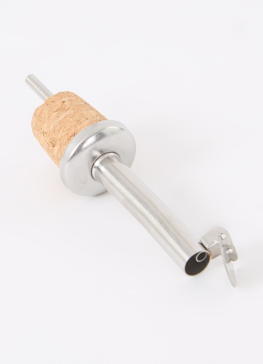 Emile Henry Schenktuit oliefles 9 cm - voorkant 2 beige