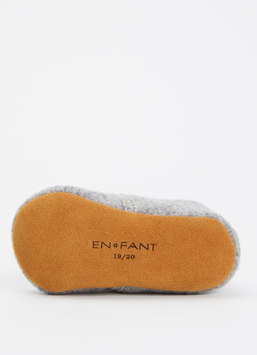 EN FANT Babyschoentje van wol - detail 4 grijsmele