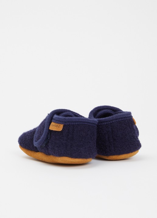 EN FANT Babyslofje van wol - achterkant donkerblauw