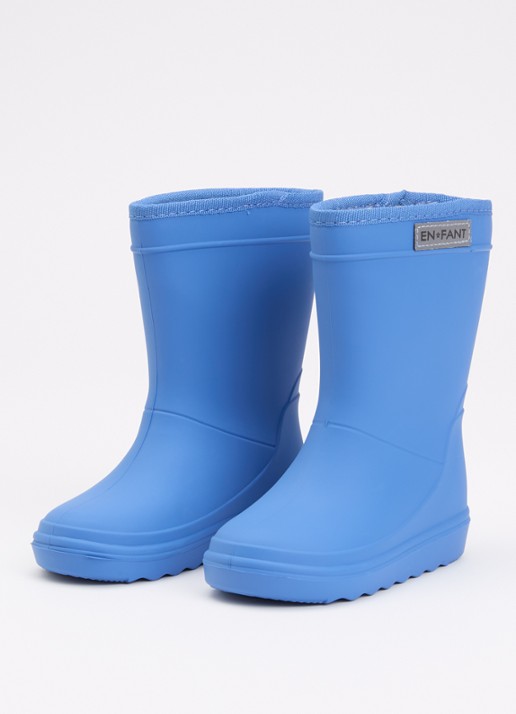 EN FANT Regenlaars met logo - voorkant 2 donkerblauw