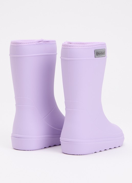 EN FANT Regenlaars met logo - achterkant 6 lila