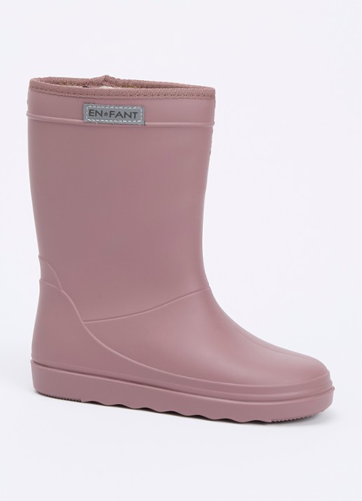EN FANT Regenlaars met logo - voorkant 5 oudroze