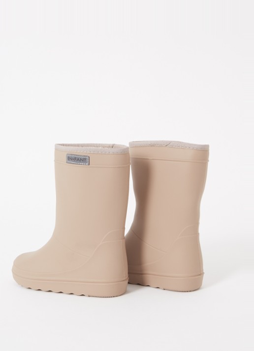 EN FANT Regenlaars met logo - detail 2 beige
