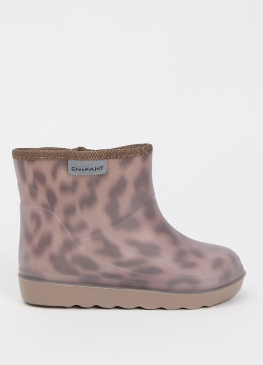 EN FANT Thermo regenlaars met panterprint en logo