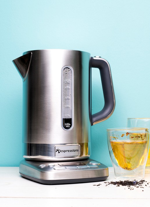 Espressions Silent Smart waterkoker EP9650 - detail zilver