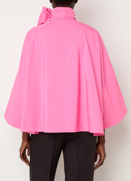 Essentiel Antwerp Igator oversized tuniek met strikkraag - achterkant 2 roze