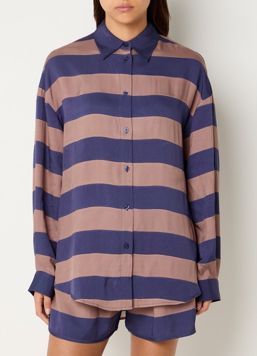 Essentiel Antwerp Jaim blouse met streepprint