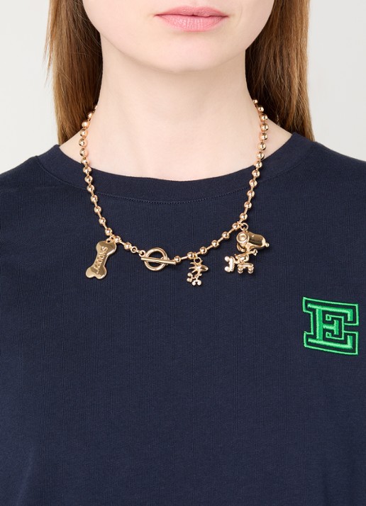 Essentiel Antwerp Jilli ketting met hanger - voorkant 5 goud
