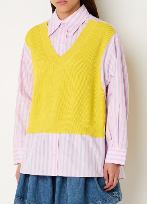 Essentiel Antwerp Jit blouse met streepprint