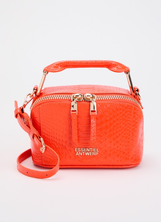 Essentiel Antwerp Jussi Mini handtas van leer met studs en afneembare schouderriem