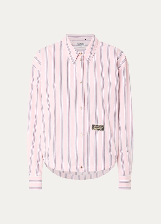 Essentiel Antwerp Kabu blouse met streepprint en logo