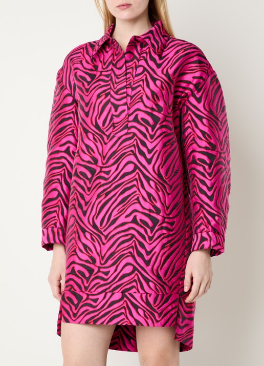 Essentiel Antwerp Keziah mini jurk met dierenprint