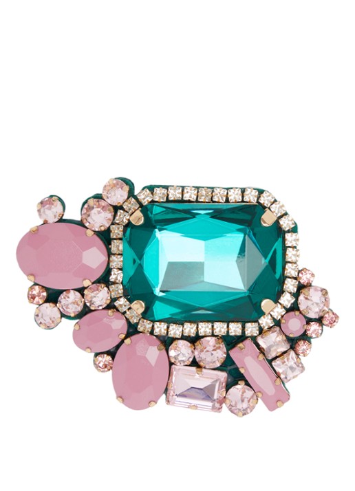 Essentiel Antwerp Kube broche met kristal