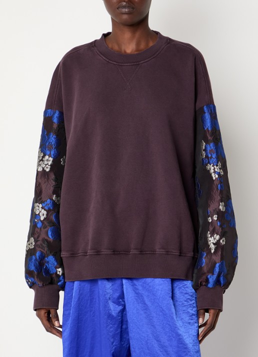 Essentiel Antwerp Kueer sweater met jacquard dessin
