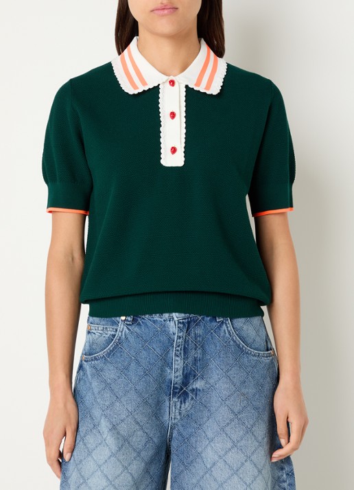 Essentiel Antwerp Polo met pofmouw
