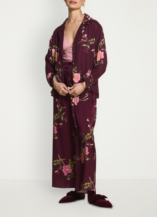 Essenza Elodie Maren loungetop met bloemenprint