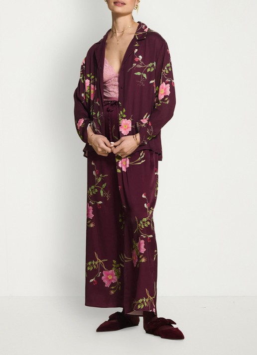 Essenza Ida Maren loungebroek met bloemenprint