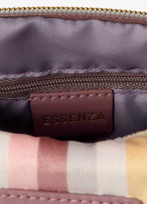 Essenza Megan Donna toilettas met streepprint - detail 2 roze