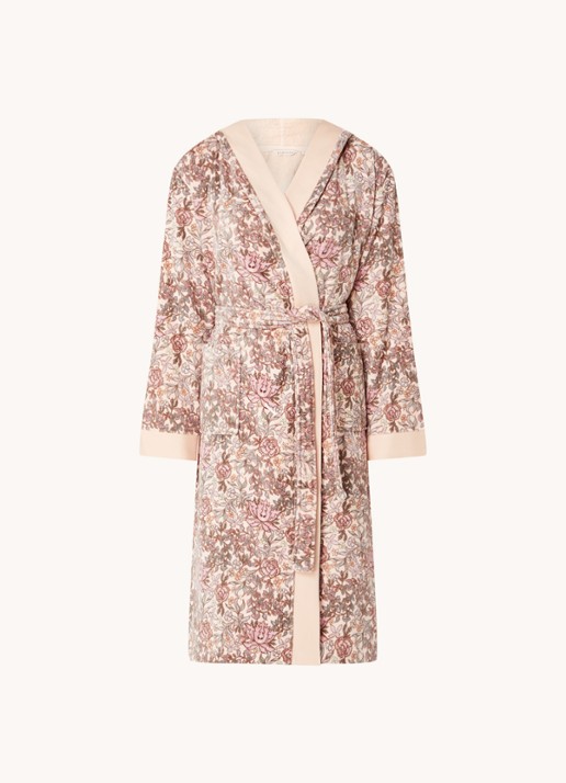 Essenza Perri Ophelia badjas van  katoen met bloemenprint