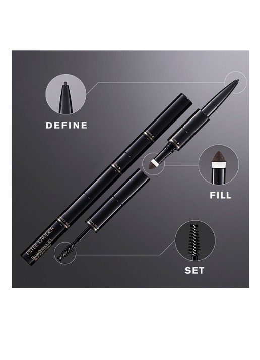 Estée Lauder Brow Perfect 3D All-in-One Styler Multi-Tasker - 3-in-1 wenkbrauwpotlood - detail 6 taupe