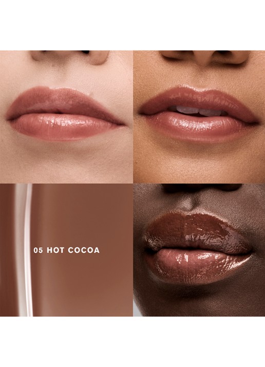 Estée Lauder Glossy Pout Lip Oil -  lipolie - detail 2 hot cocoa