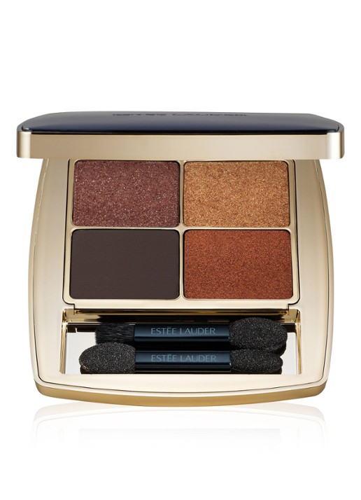 Estée Lauder Pure Color Envy Luxe EyeShadow Quad - oogschaduwpalette - voorkant wild earth