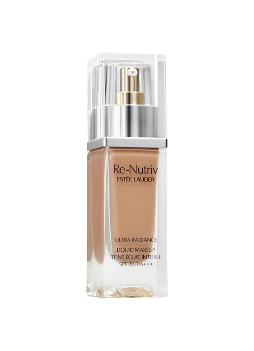 Estée Lauder Re-Nutriv Liquid Foundation - voorkant 3 4n1 shell beige