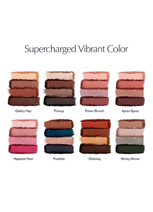 Estée Lauder The Essential Eyeshadow Quad - oogschaduw palette - detail 2 getaway