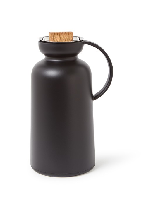 Eva Solo Silhouette thermoskan 1liter - voorkant zwart