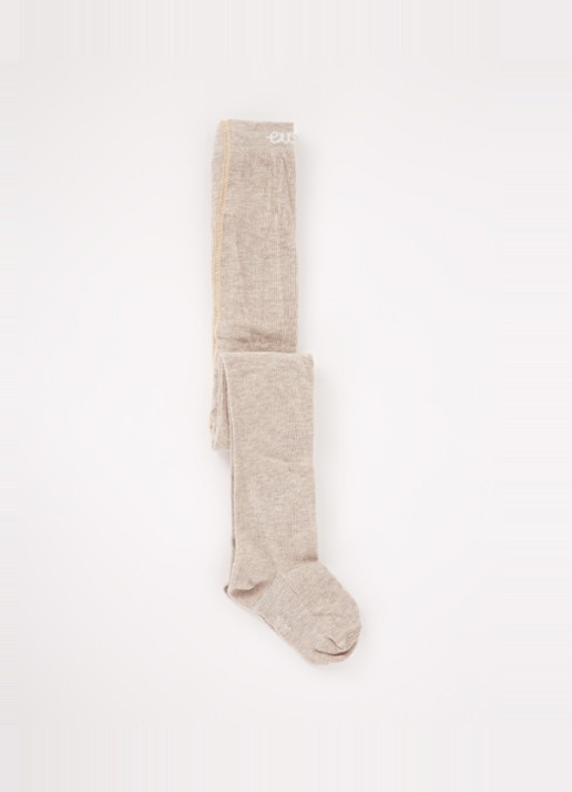 Ewers Fijnegebreide babymaillot in katoenblend - detail 4 donkerbeige