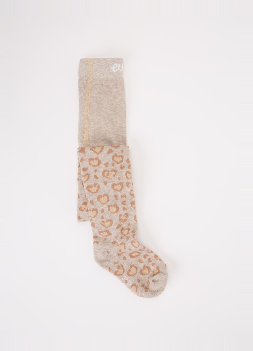 Ewers Maillot in katoenblend met panterprint - detail 2 donkerbeige