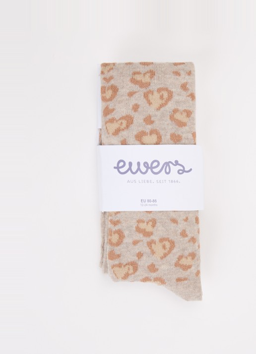 Ewers Maillot in katoenblend met panterprint