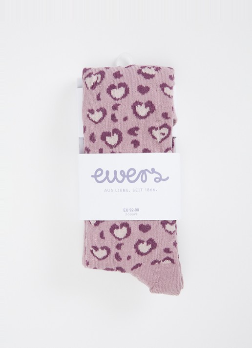 Ewers Maillot in katoenblend met panterprint