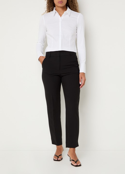 Expresso Blouse van jersey - voorkant 2 wit