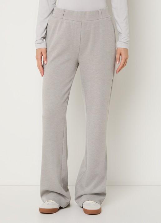 Expresso Mid waist flared fit broek met steekzakken