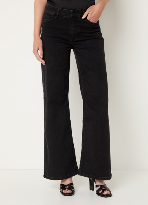 Expresso Noos high waist wide leg jeans met gekleurde wassing