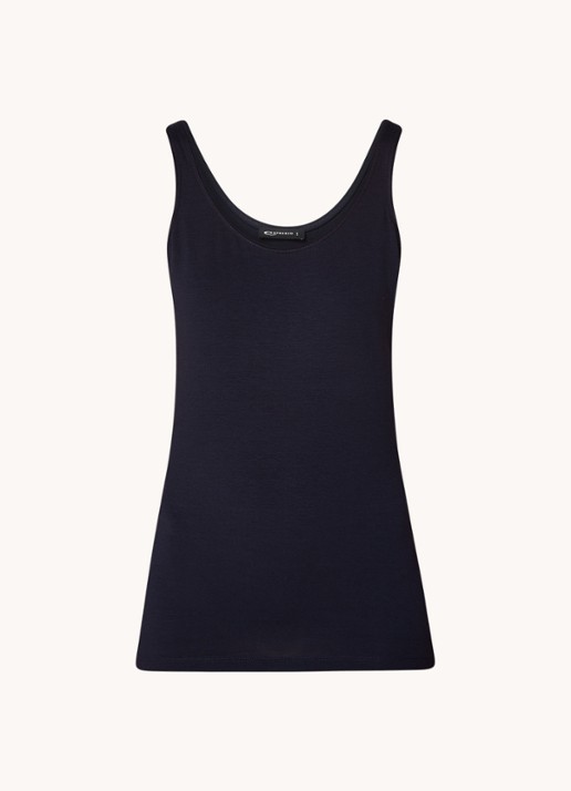 Expresso Singlet met stretch - voorkant 2 donkerblauw