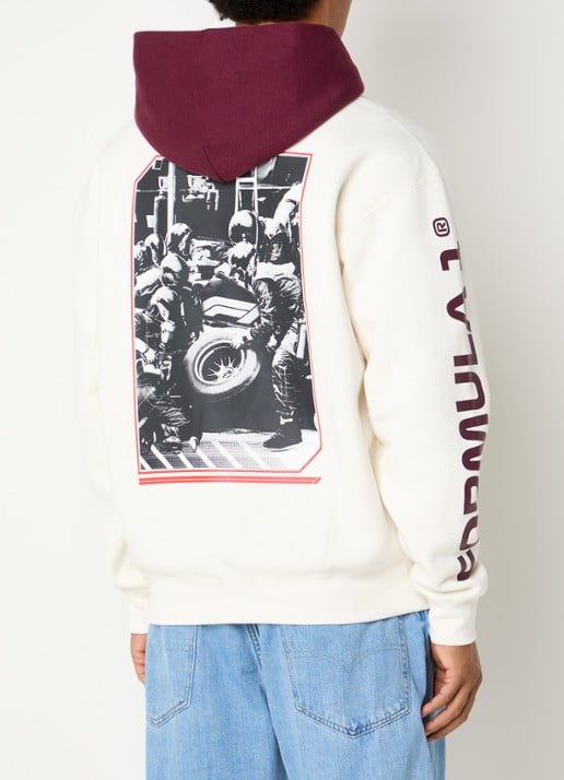 F1 All Hands hoodie met logo- en backprint