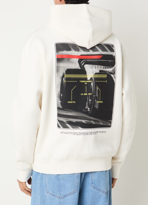 F1 Turbocharged hoodie met print