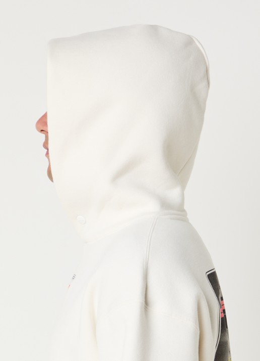 F1 Turbocharged hoodie met print - detail 4 creme