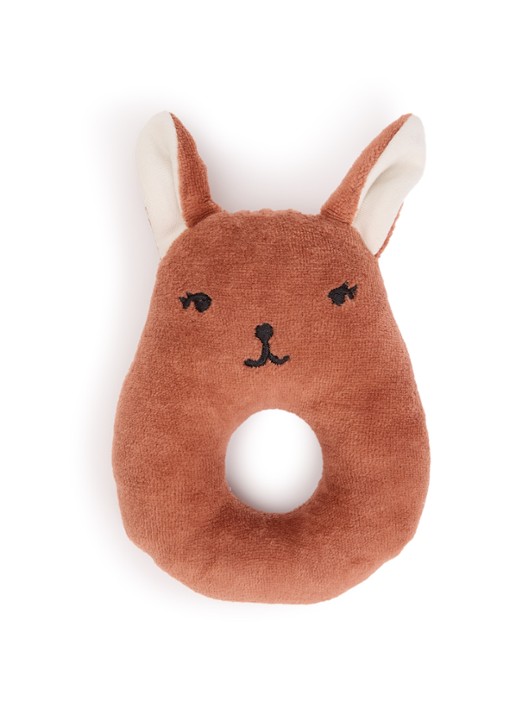 Fabelab Bunny rammelaar 14 cm