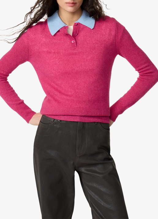 Fabienne Chapot Barbara fijngebreide pullover in wolblend