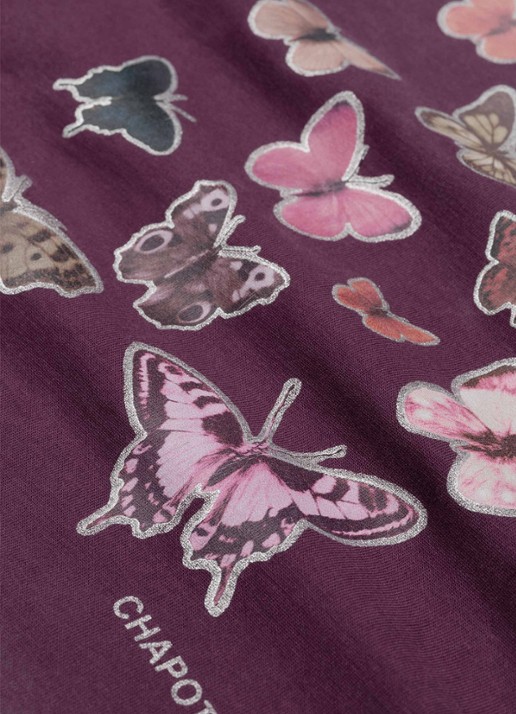 Fabienne Chapot Benja T-shirt met print - detail 4 paars