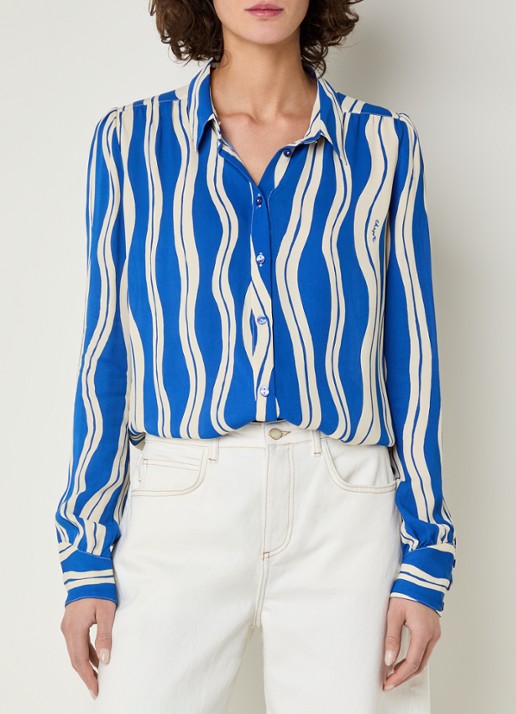 Fabienne Chapot Coco blouse met streepprint