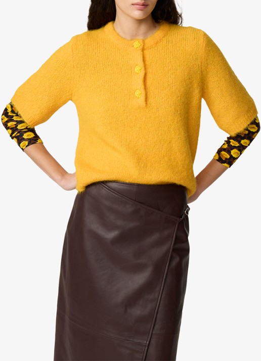 Fabienne Chapot Coco fijngebreide pullover in wolblend