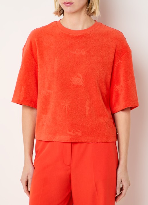 Fabienne Chapot Evy T-shirt van badstof