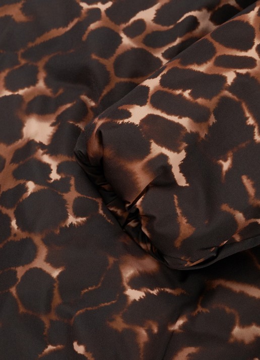 Fabienne Chapot Hermi bomberjack met panterprint - detail 2 bruin