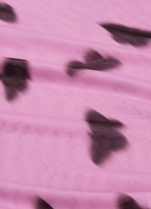 Fabienne Chapot Jadyn top van mesh met print - detail 3 roze
